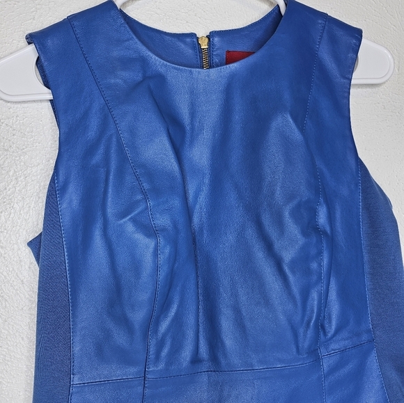 Jill Martin Leather Sleeveless Top Women's Size 6 - Picture 2 of 14